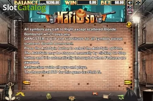 Скрин8. Mafioso (Allbet Gaming) слот