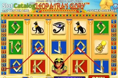 Скрин3. Cleopatras Glory слот