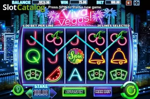 Скрин3. Viva Vegas слот