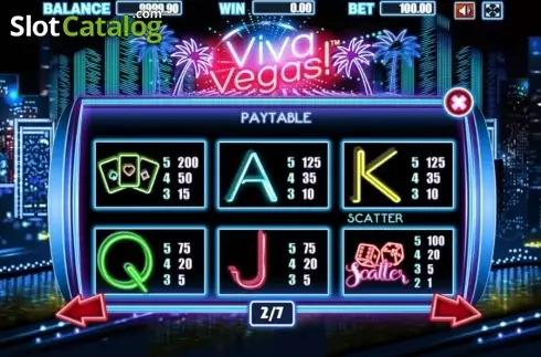 Скрин5. Viva Vegas слот