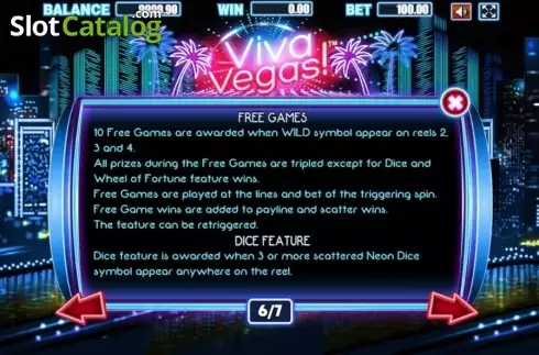 Скрин7. Viva Vegas слот