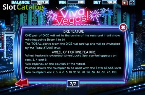 Скрин8. Viva Vegas слот