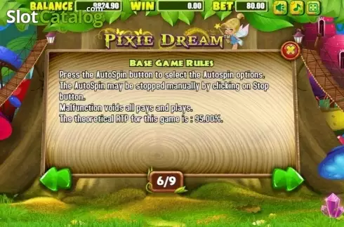 Скрин9. Pixie Dream слот