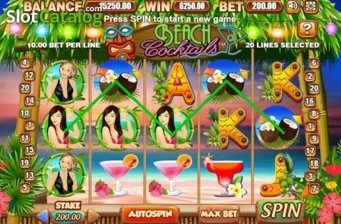 Скрин3. Beach Cocktails слот