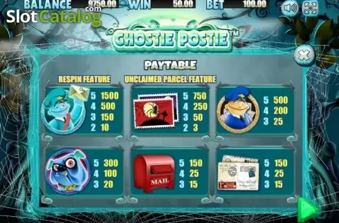 Скрин4. Ghostie Postie слот