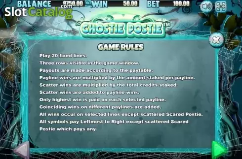 Скрин7. Ghostie Postie слот