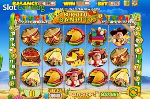 Скрин2. Burrito Bandito слот
