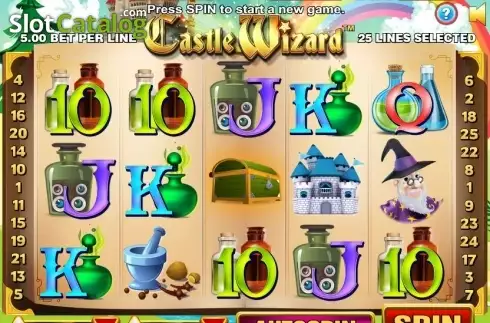 Скрин2. Castle Wizard слот