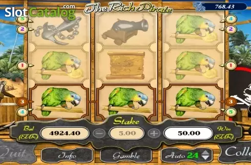 Скрин3. Rich Pirate слот