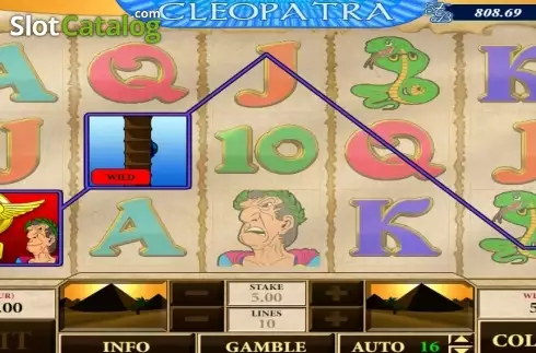 Скрин3. Cleopatra (AlteaGaming) слот