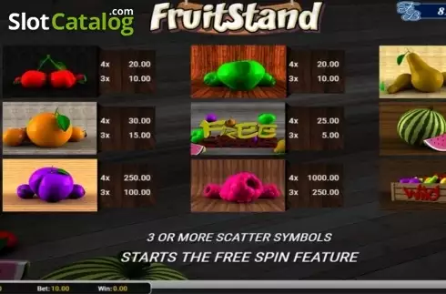 Скрин5. Fruit Stand слот