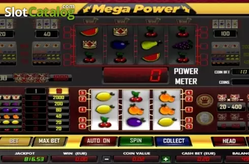 Скрин2. Mega Power слот