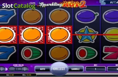 Скрин3. Sparkling Hot 2 слот