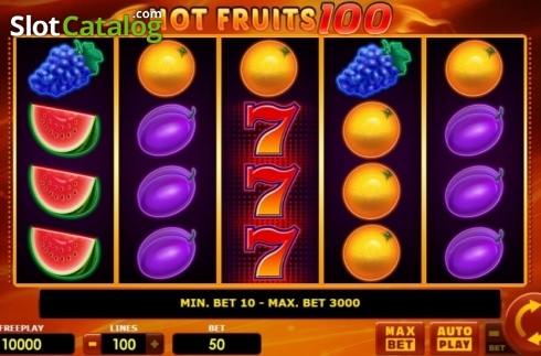 Скрин2. Hot Fruits 100 слот