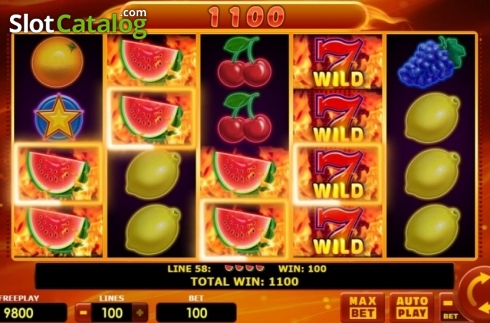 Скрин3. Hot Fruits 100 слот