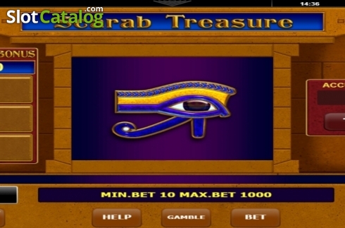 Скрин2. Scarab Treasure слот