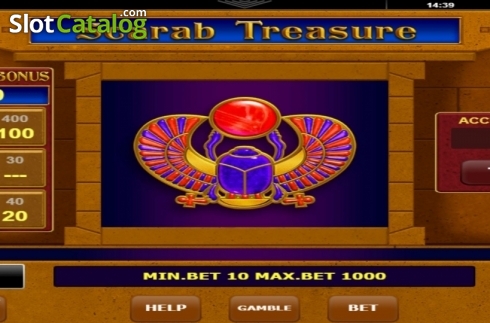 Скрин3. Scarab Treasure слот