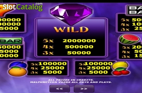 Скрин4. Wild Diamonds (Amatic Industries) слот