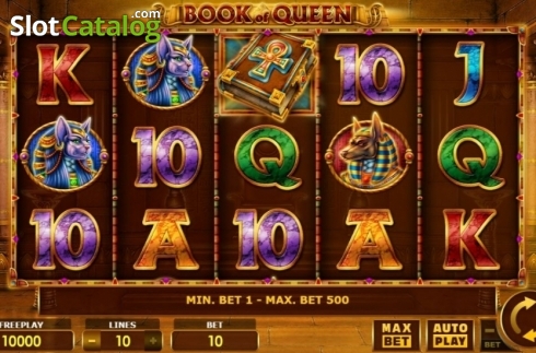 Скрин2. Book of Queen слот