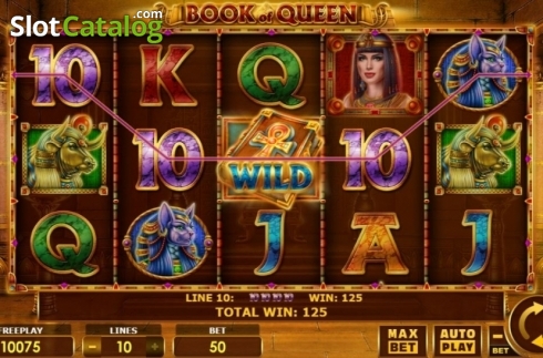 Скрин3. Book of Queen слот