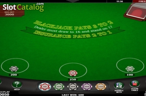 Скрин4. Blackjack (Amatic) слот
