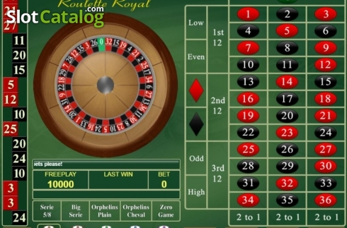 Скрин2. Roulette Royal (Amatic Industries) слот