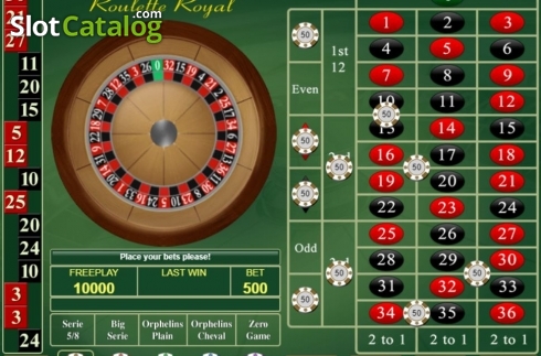 Скрин3. Roulette Royal (Amatic Industries) слот