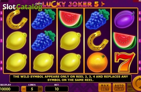 Скрин2. Lucky Joker 5 слот