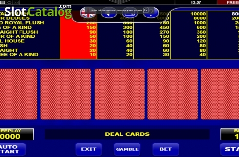 Скрин2. Deuces Wild (Amatic Industries) слот