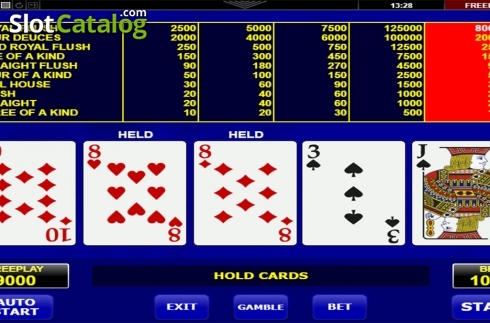 Скрин3. Deuces Wild (Amatic Industries) слот