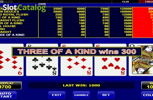Скрин6. Deuces Wild (Amatic Industries) слот