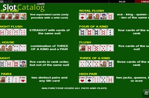 Скрин5. Joker Card Poker (Amatic Industries) слот