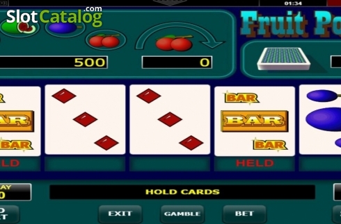 Скрин2. Fruit Poker слот