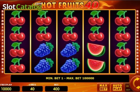 Скрин2. Hot Fruits 40 слот