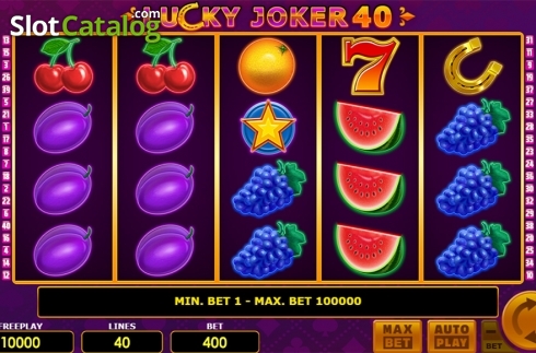 Скрин2. Lucky Joker 40 слот