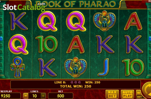 Скрин5. Book of Pharao слот