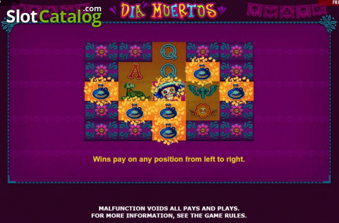 Скрин9. Dia Muertos слот