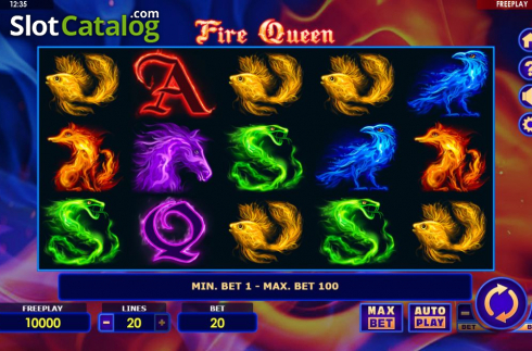 Скрин3. Fire Queen (Amatic Industries) слот
