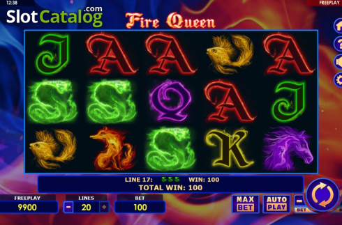 Скрин6. Fire Queen (Amatic Industries) слот