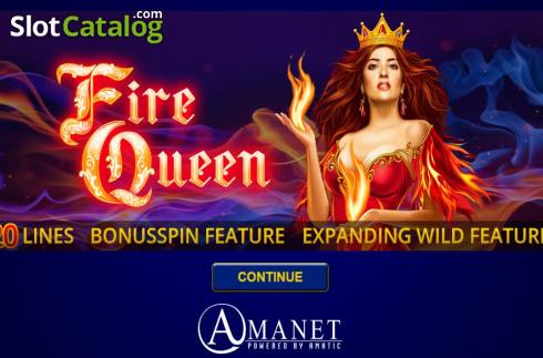 Скрин2. Fire Queen (Amatic Industries) слот