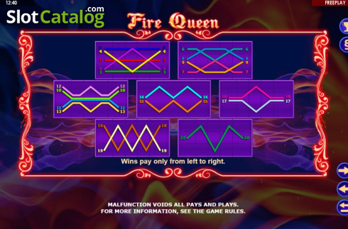 Скрин8. Fire Queen (Amatic Industries) слот