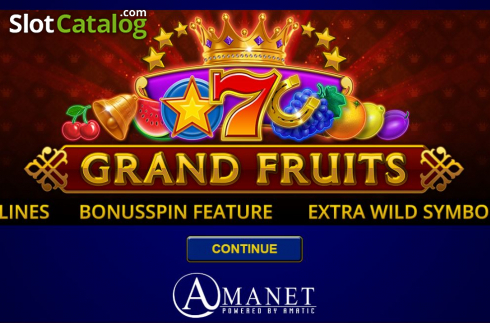 Скрин2. Grand Fruits слот