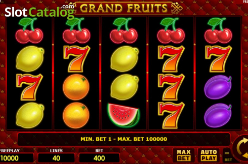Скрин3. Grand Fruits слот