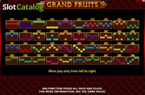 Скрин9. Grand Fruits слот