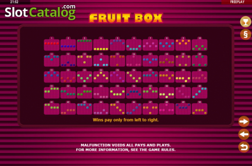 Скрин9. Fruit Box слот