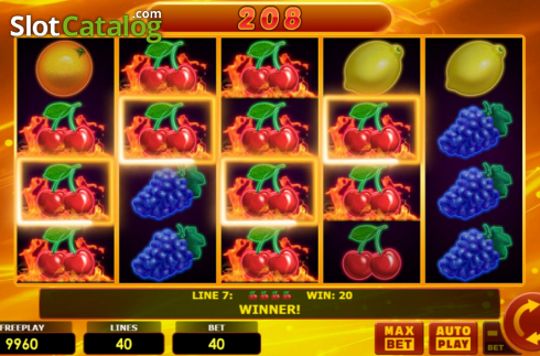 Скрин3. Hottest Fruits 40 слот
