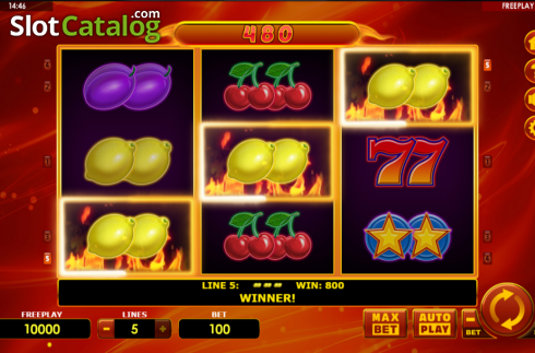 Скрин4. Hot Fruits Deluxe (Amatic Industries) слот