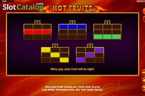 Скрин6. Hot Fruits Deluxe (Amatic Industries) слот