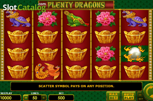 Скрин3. Plenty Dragons слот