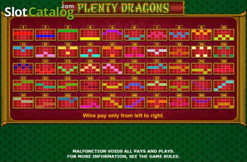 Скрин8. Plenty Dragons слот